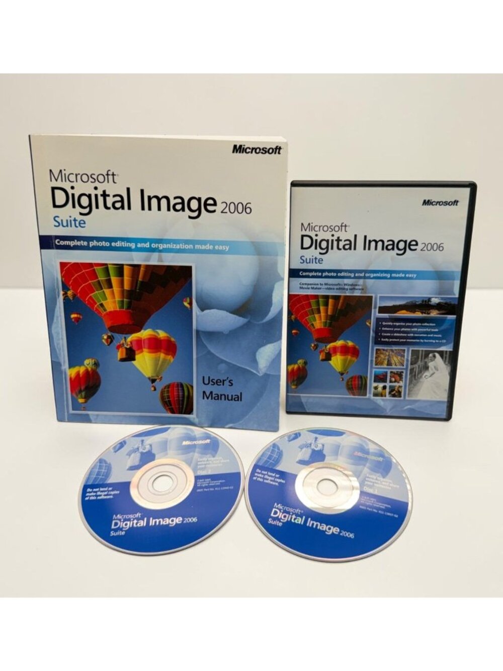 Microsoft Digital Image Suite 2006 Photo Software with User Guide Complete